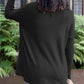 Long sleeve thumb hole robe sweater